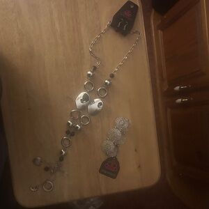 NWT-Paparazzi‎ Silver and Black Jewelry Set